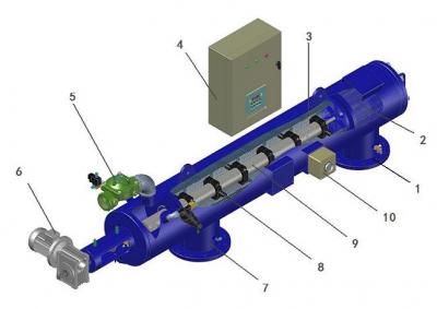 臥式電機(jī)驅(qū)動(dòng)吸式全自動(dòng)自清洗過(guò)濾器